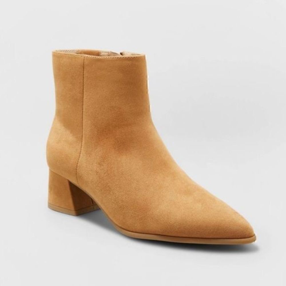 Women's Delilah Heeled Ankle Boots - A New Day